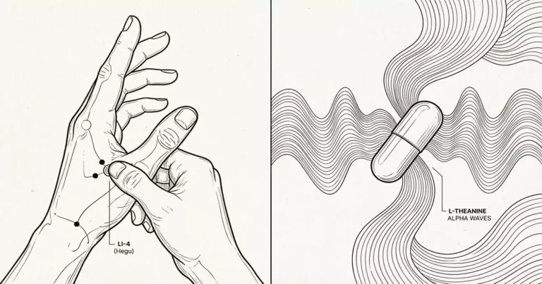 Comparison between acupressure guide pressure points and evidence-based supplements for stress and pain relief