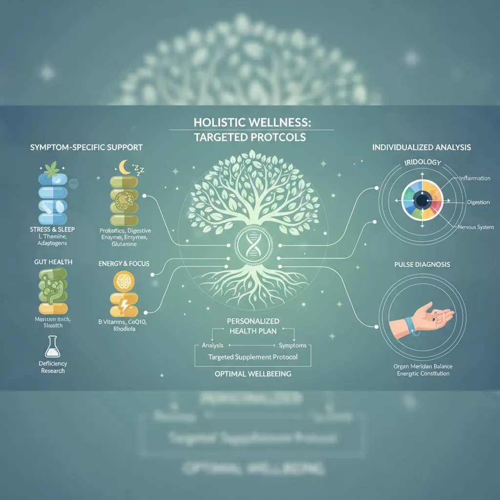 Comparison chart: holistic health practitioner training vs. clinical supplement research methodology